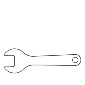 Wrench and Hood Vent Exhaust Fan Icon
